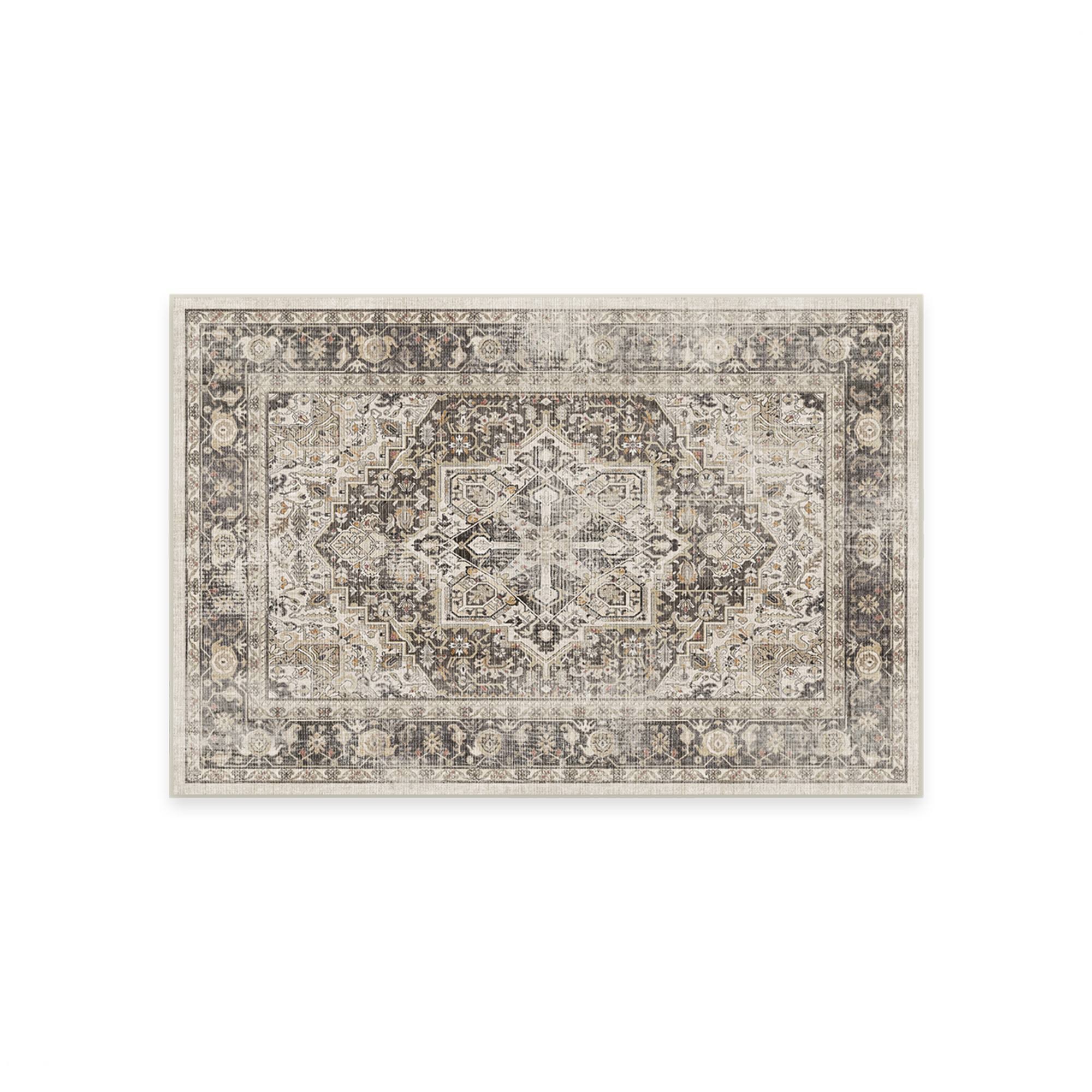 Ruggable Kamran Washable Vintage Persian Area Rug - Hazel 2'x3' (Standard Pad)
