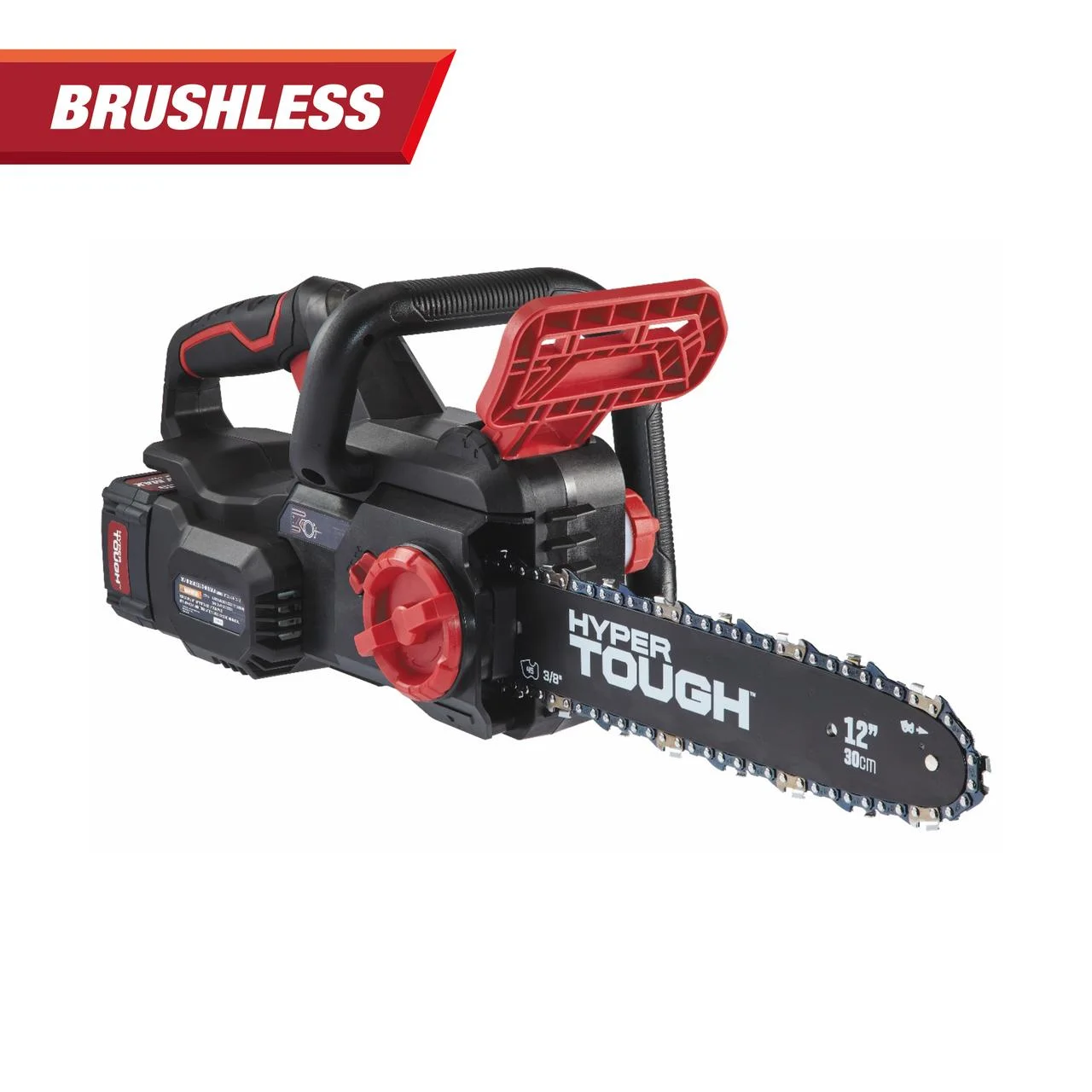 20V 4.0Ah Battery Powered 12in Brushless Chainsaw, HT22-401-03-03 - Image 3