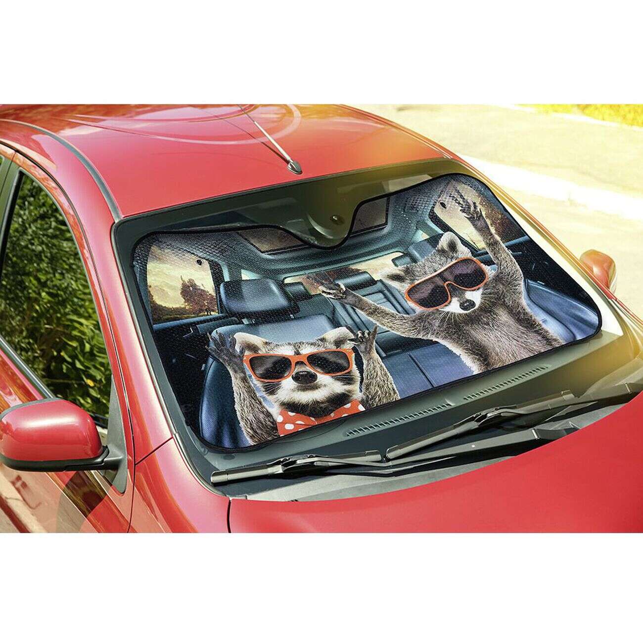 Pare soleil multicolore 140x70 cm