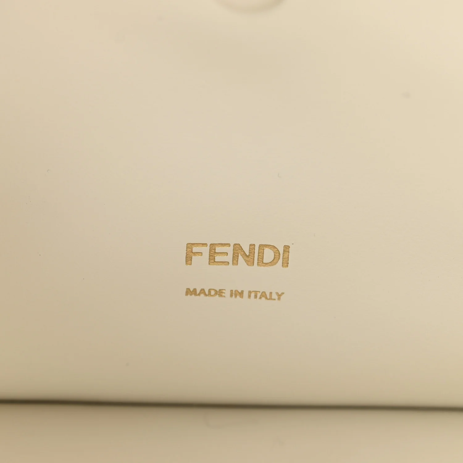 TPU FF Vitello Century F is Fendi Kan I Shoulder Bag White