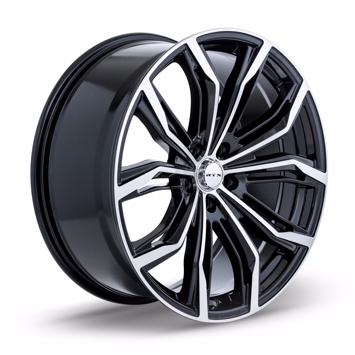 Black Widow 17x7.5 5x112 ET42 CB66.6 Black Machined Wheel