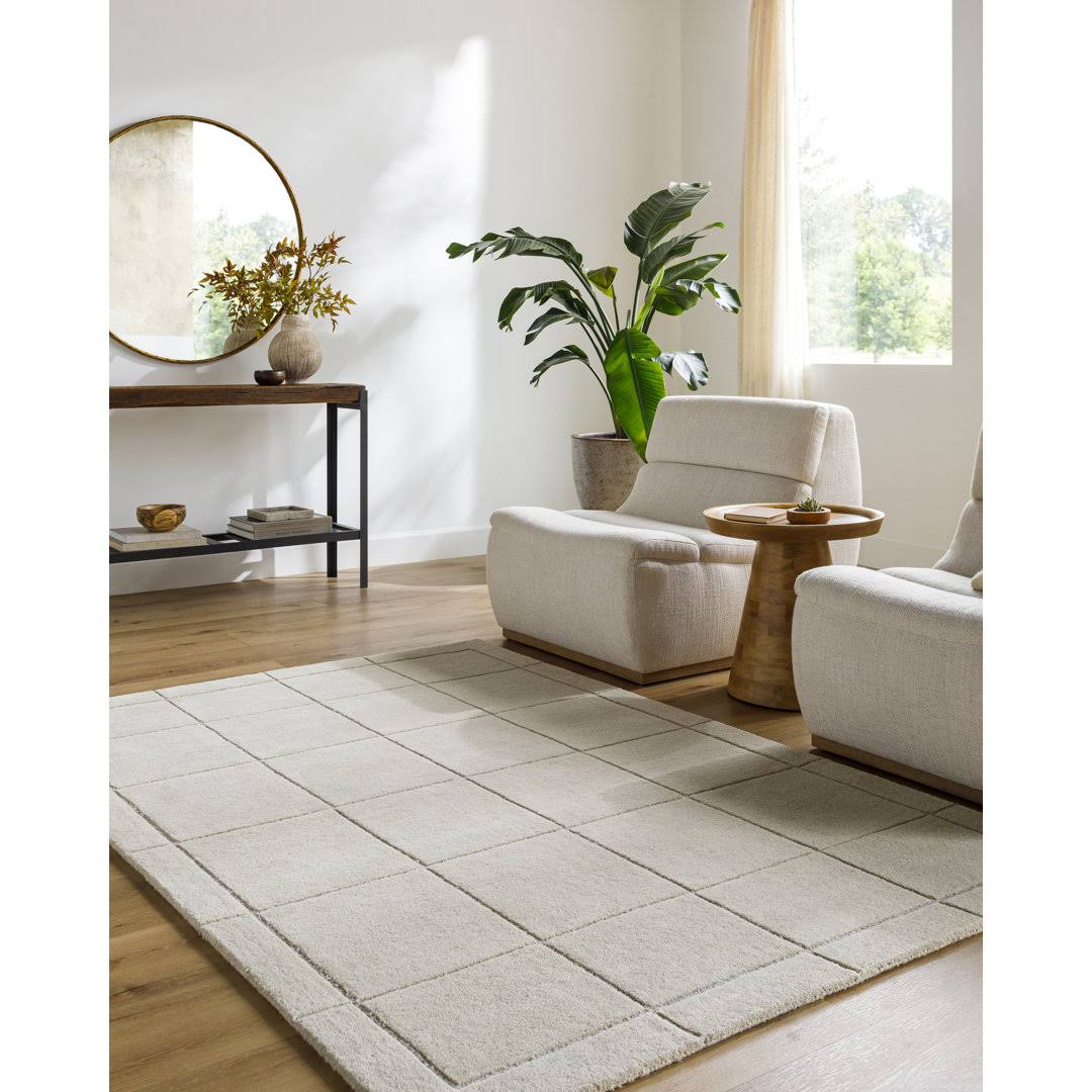 Mallory Pearl Hand Tufted Area Rug AllModern Rug Size: Rectangle 5' x 8'