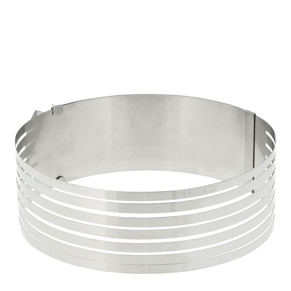 Justerbar kakedeler 24-30x8 cm stål