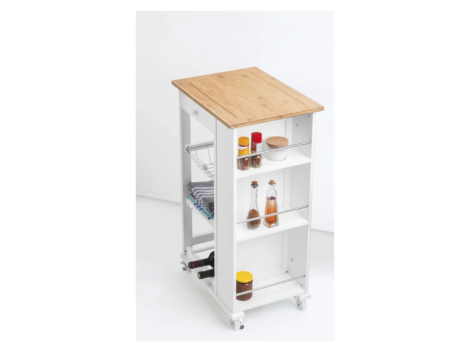 LIVARNO home Desserte de cuisine, 50 x 86,5 x 38,5 cm