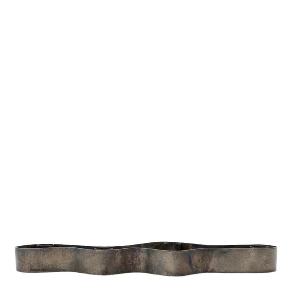 Flood lysestake 35 cm antikk brun
