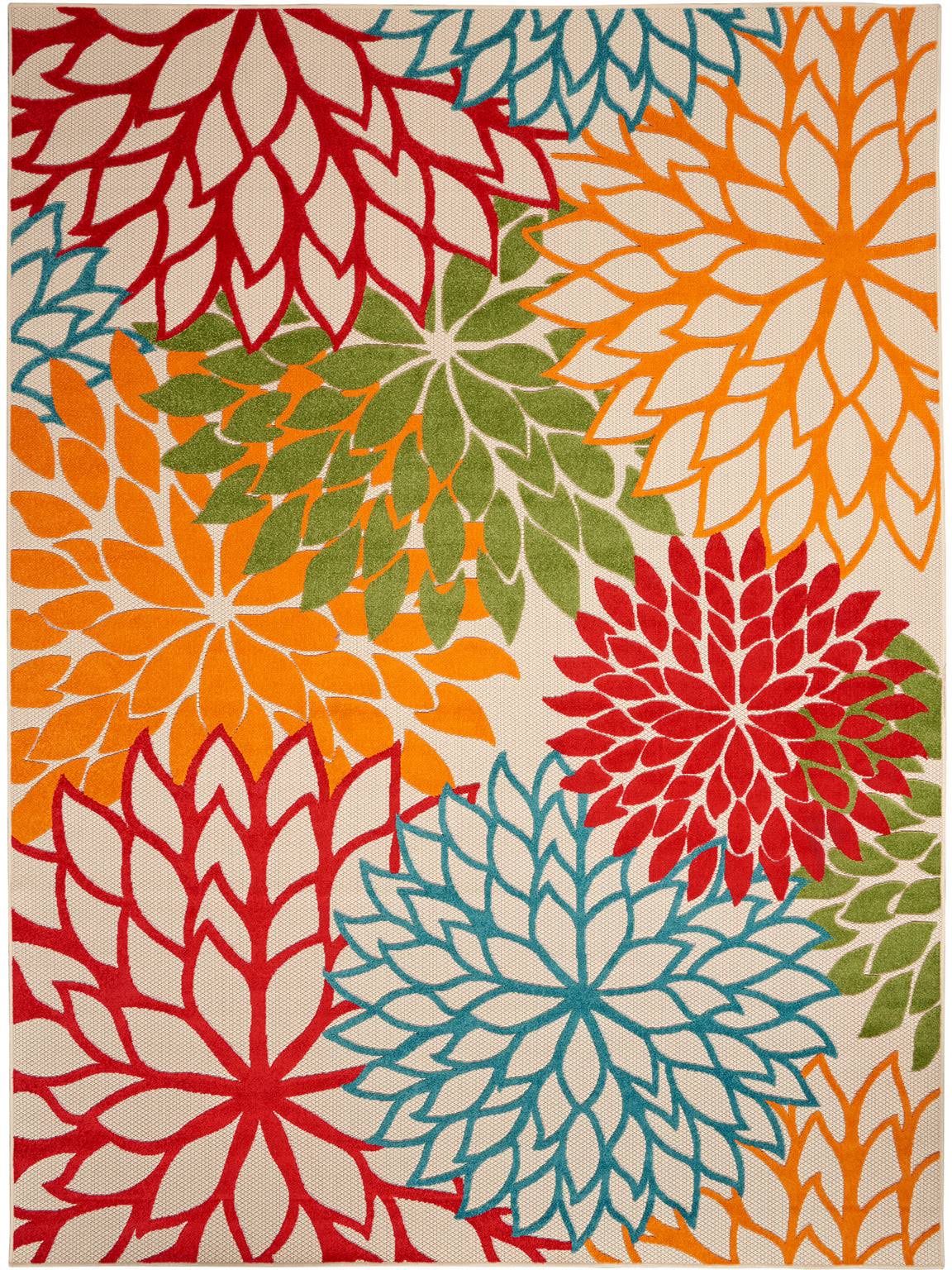 Nourison Aloha Green Indoor/Outdoor Area Rug, Green