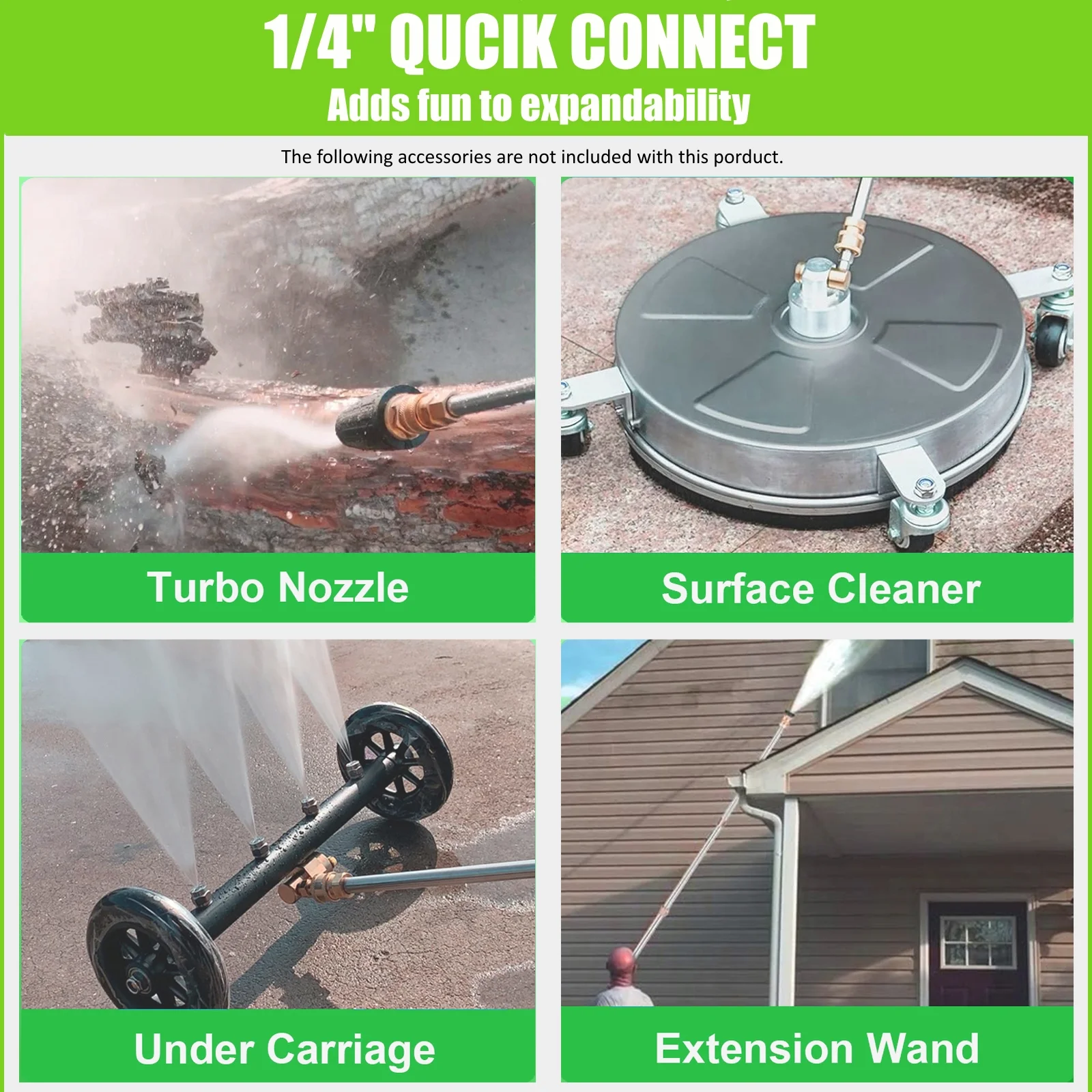 4200PSI Pressure Washer 4.0GPM Gas Power Washer 212CC Gas Powered Washing Machine Commercial High Pressure Washer with 25ft Hose&5 Nozzles for Patio Garden Yard Vehicle, EPA/CARB/ETL