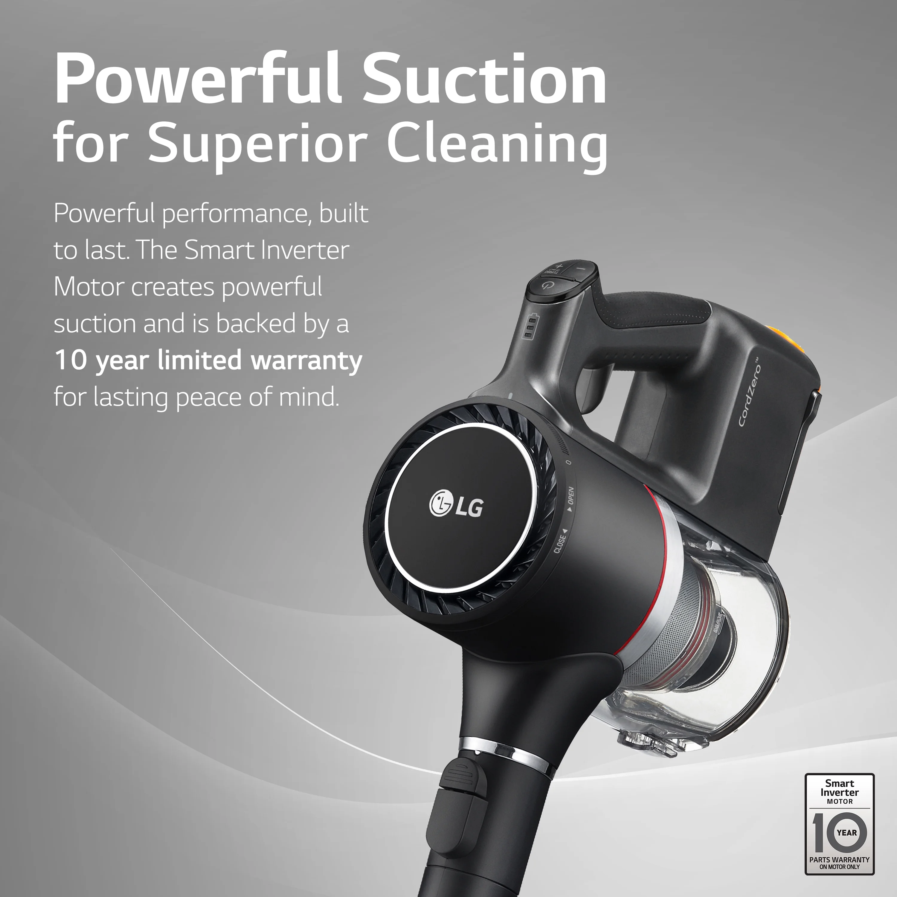 Cord Zero A9 Cordless Stick Vacuum Cleaner A916BM (Refurbished / Restored), Lightweight, Powerful Suction, Pet Hair, Hard Floor, Carpet, HEPA Filter, Self-Cleaning Brushroll, LED Headlights - Image 4