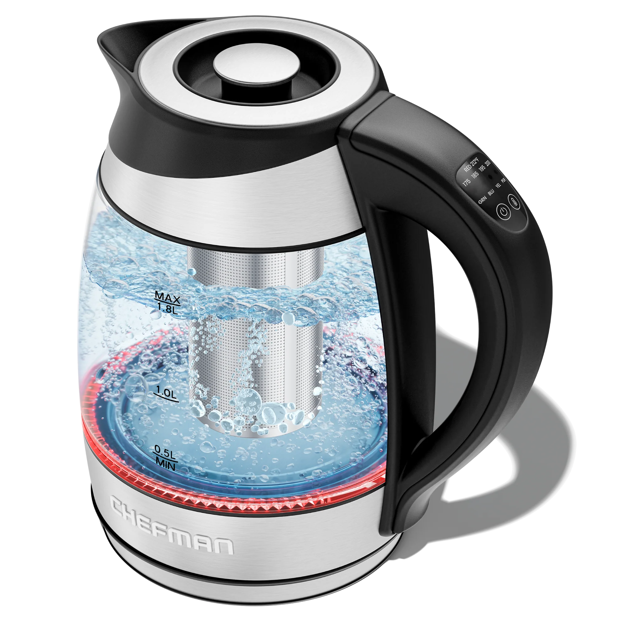 1.8-Liter Cordless Glass Electric Kettle