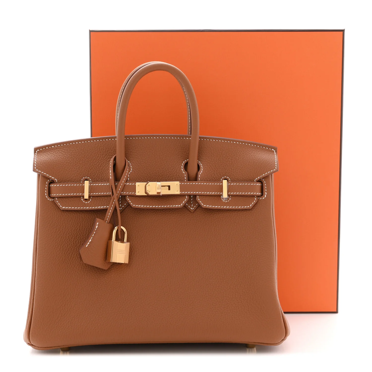 Togo Birkin 25 Gold