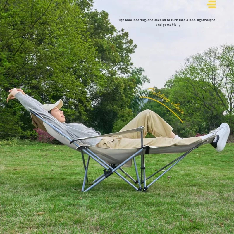Outdoor Folding Foldable Recliner Portable Ultra-light Camping Beach Chair with Fishing and Home Use Features