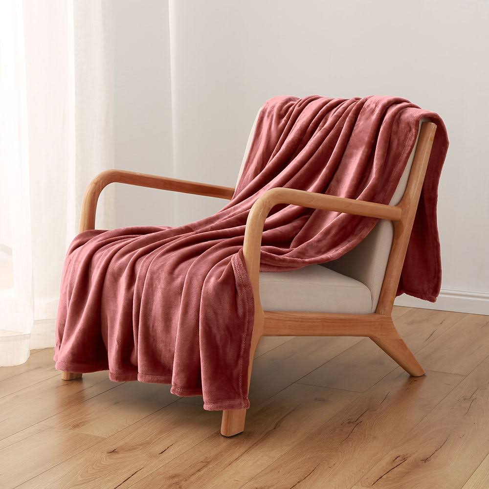 Berkshire Blanket & Home Co VelvetLoft Throw 60 x 70 Throw Wild Ginger, Beige