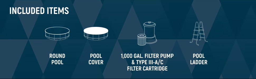 Bestway Steel Pro MAX 14'x48" Round Above Ground Swimming Pool with Pump & Cover - DESKTOP D