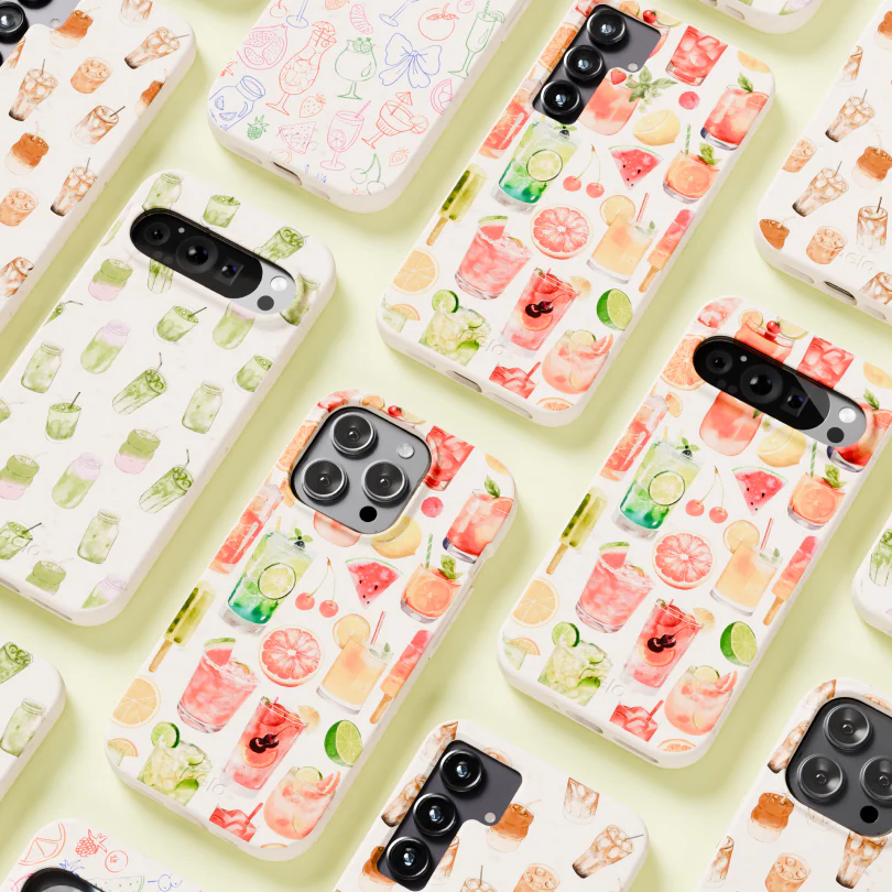 Seashell Sunset Sips Samsung Galaxy S23+(Plus) Case