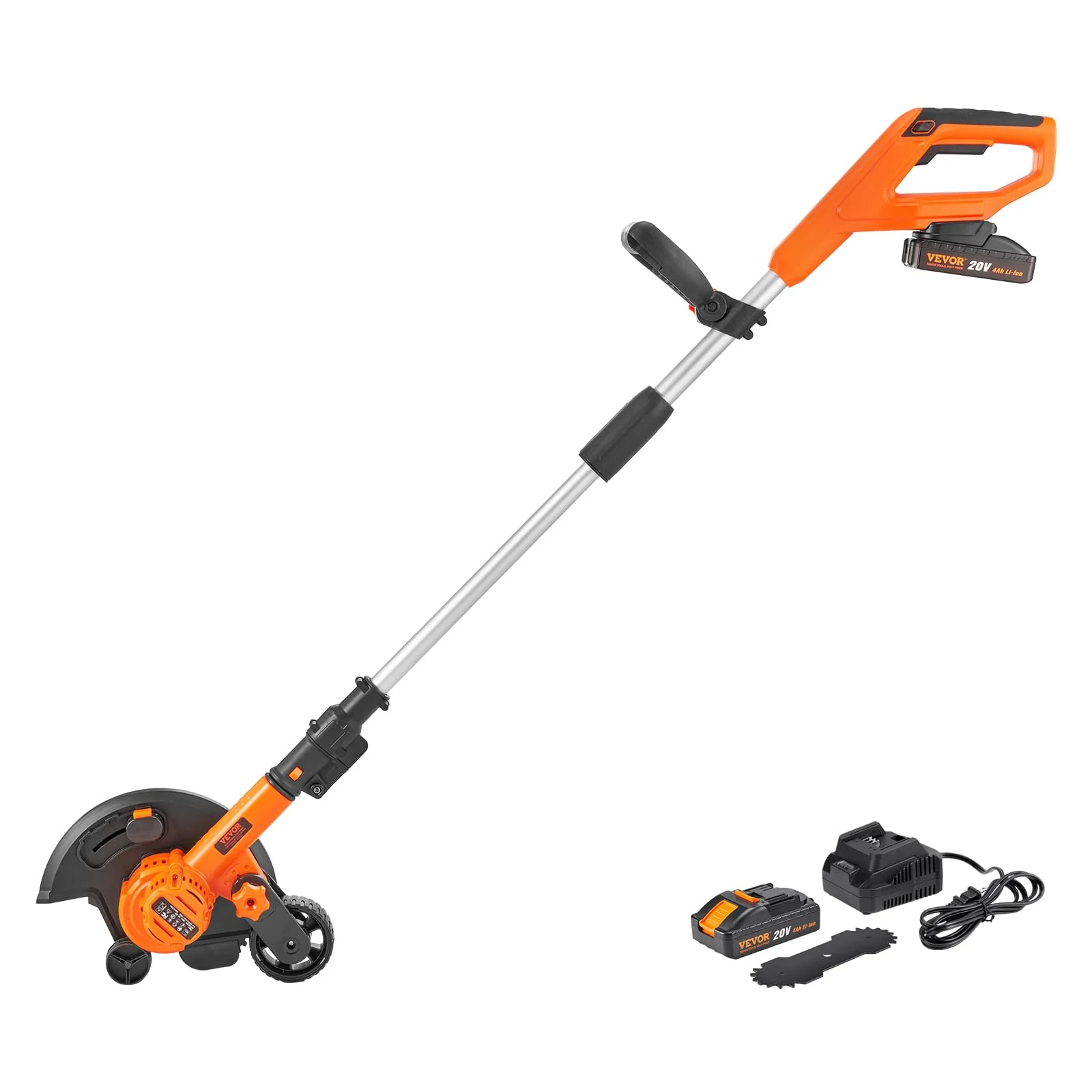 VEVOR Lawn Edger. 20V Battery Powered Cordless Edger