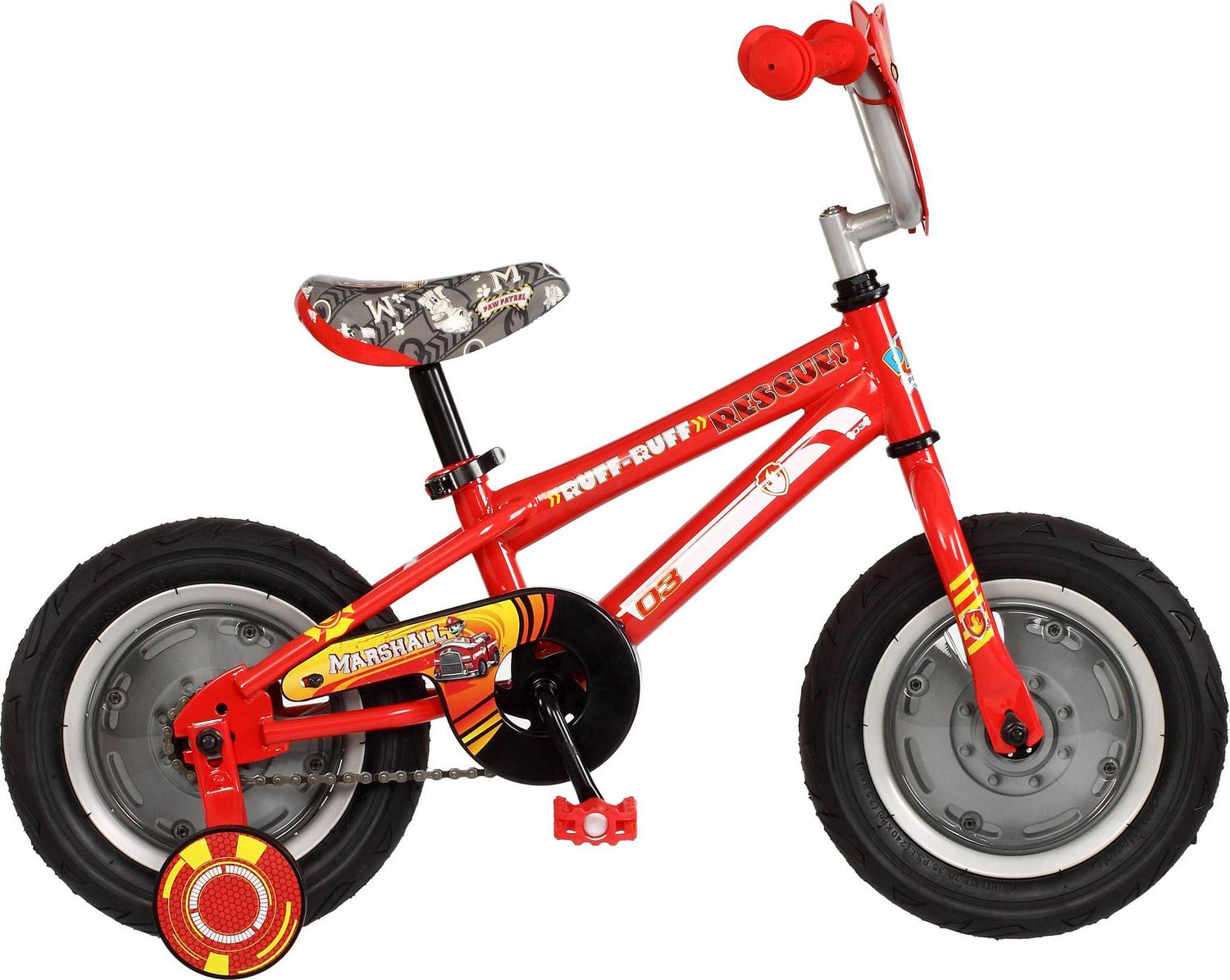 Nickelodeon Paw Patrol Marshall 12in. Kids Bike by Schwinn. Ages 2 to 4. Red