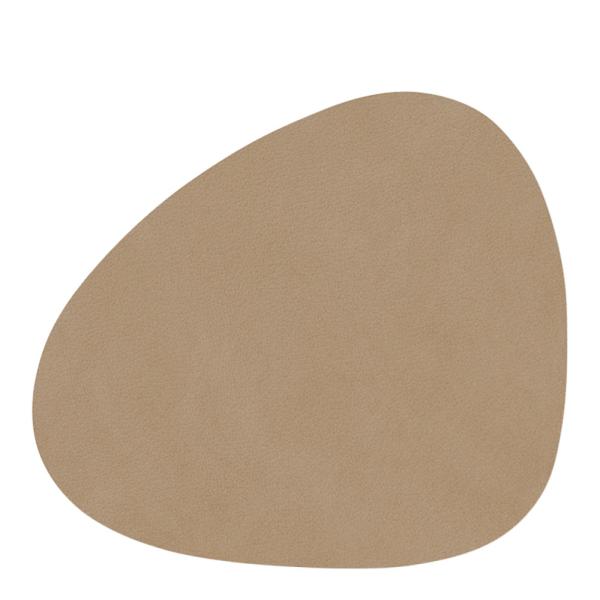 Curve Nupo glassbrikke 11x13 cm nougat