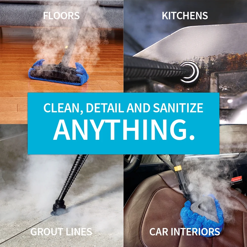 TOSCA�?Steam Cleaner, a Commercial-Grade Cleaner with Enamel-Coated Steel Case and Intuitive Digital Interface. 1600w of Power. - Image 5
