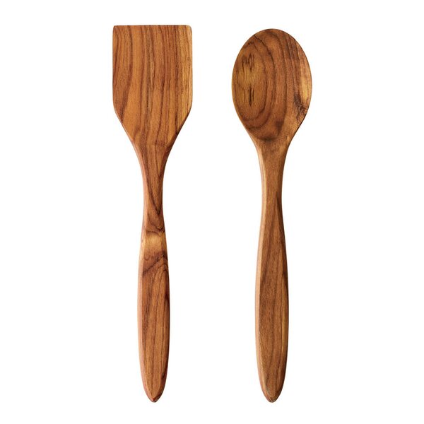 RAW Teak stekspade og sleiv 2 deler