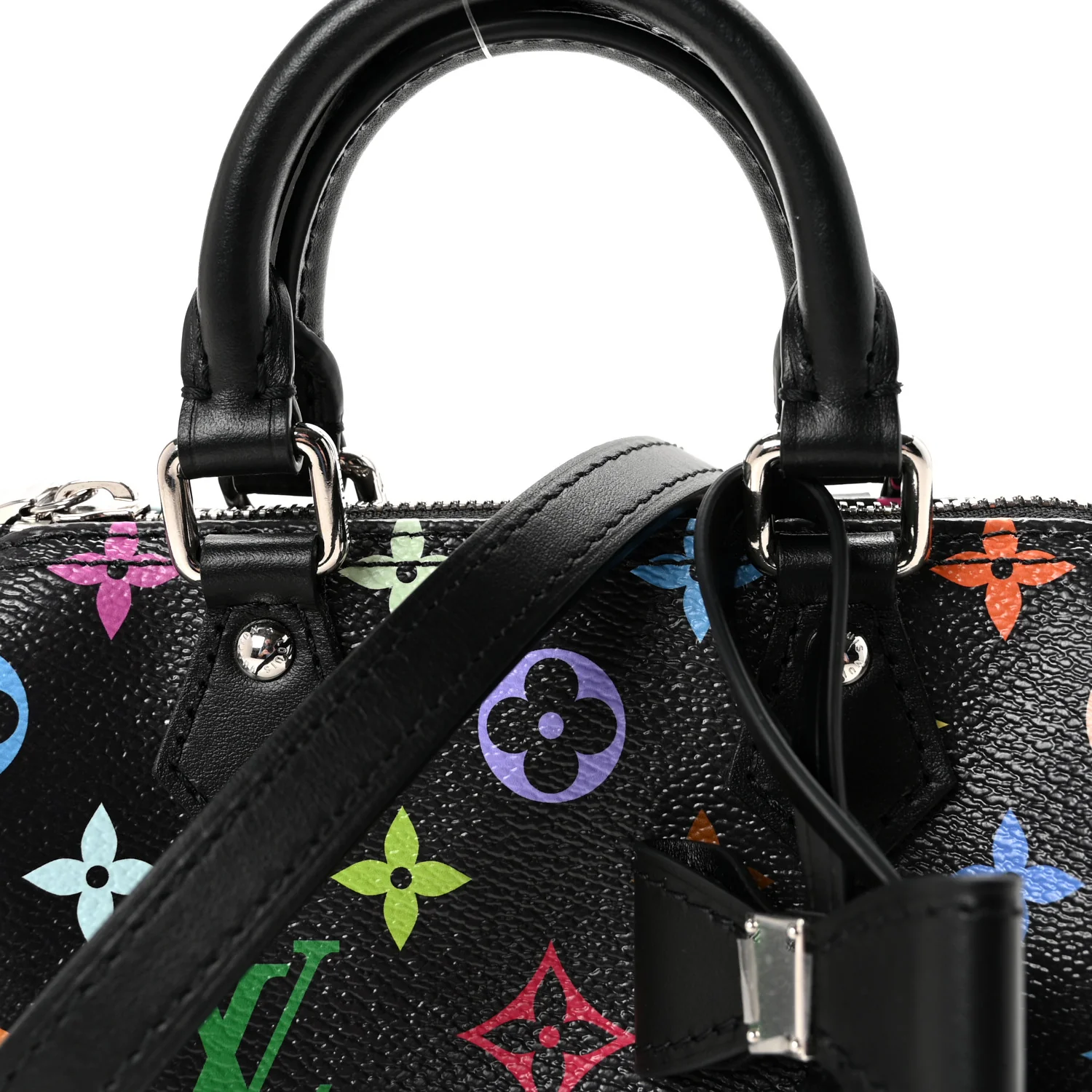 LV X TM Monogram Multicolor Nano Speedy Black