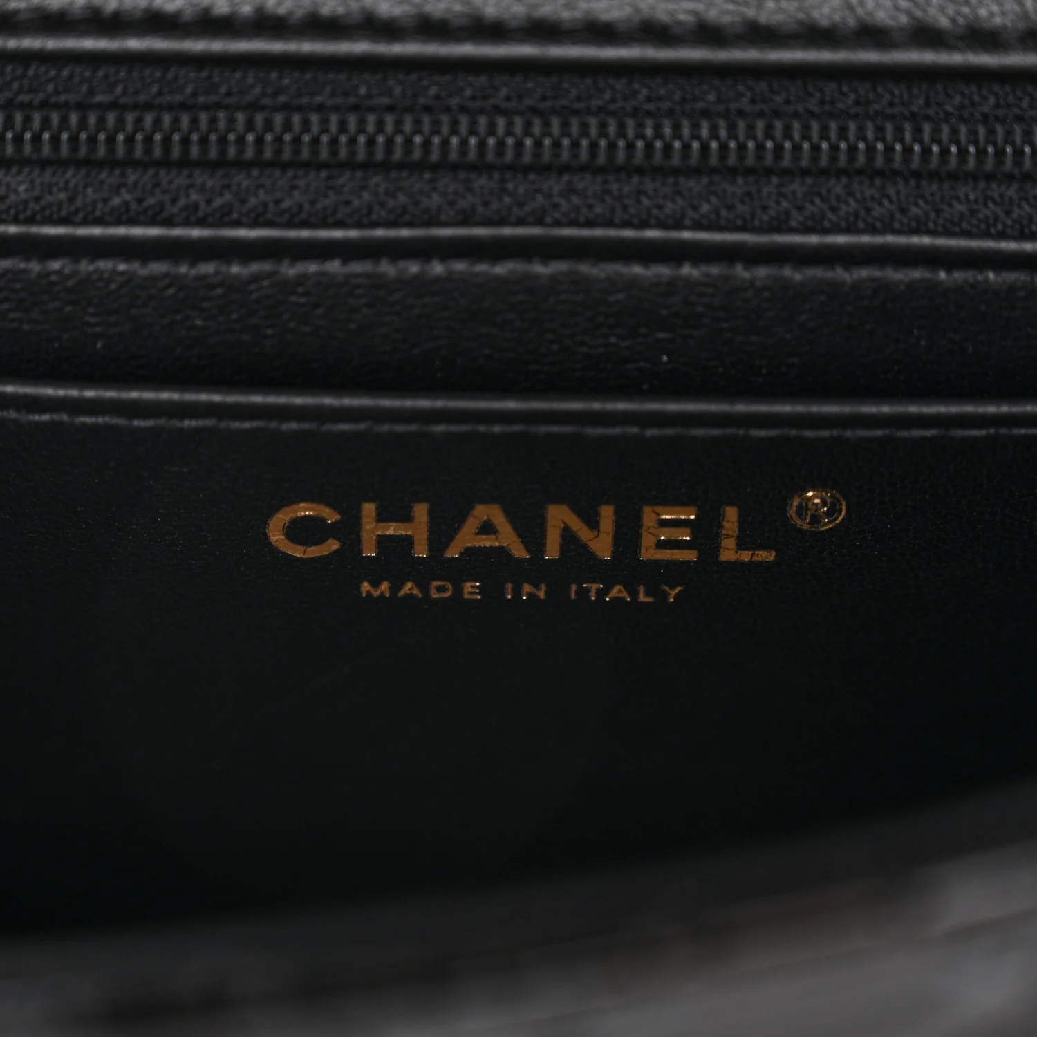 Patent Quilted Mini Top Handle Rectangular Flap Black