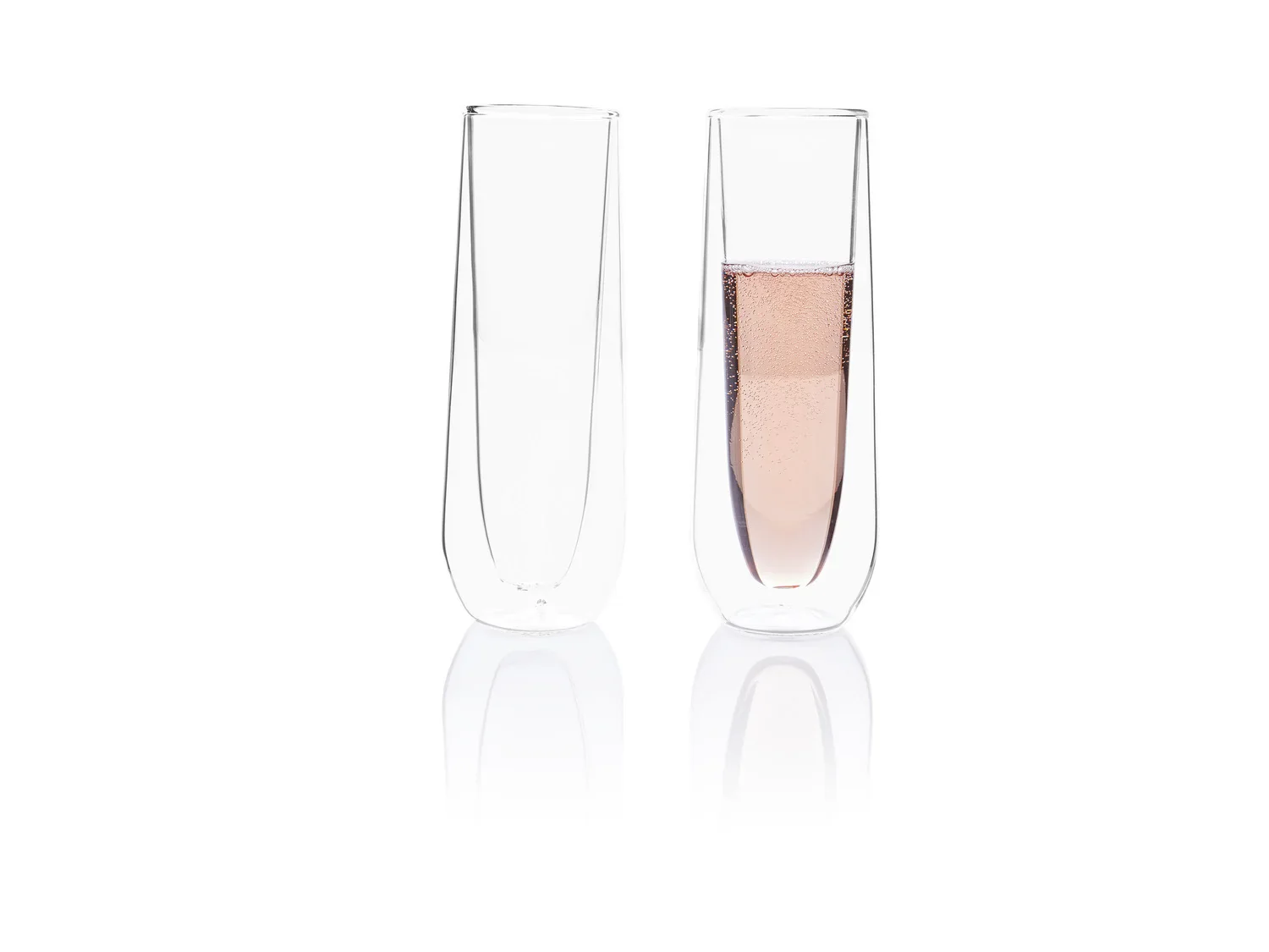 ERNESTO Lot de 2 verres  double paroi