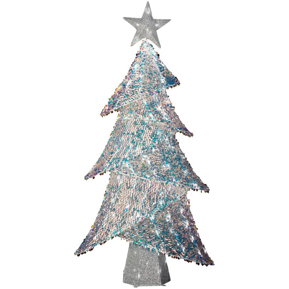 Holiday Living 6-ft LED Sparkle Frozen Fractals Tree Yard Decoration | 881757
