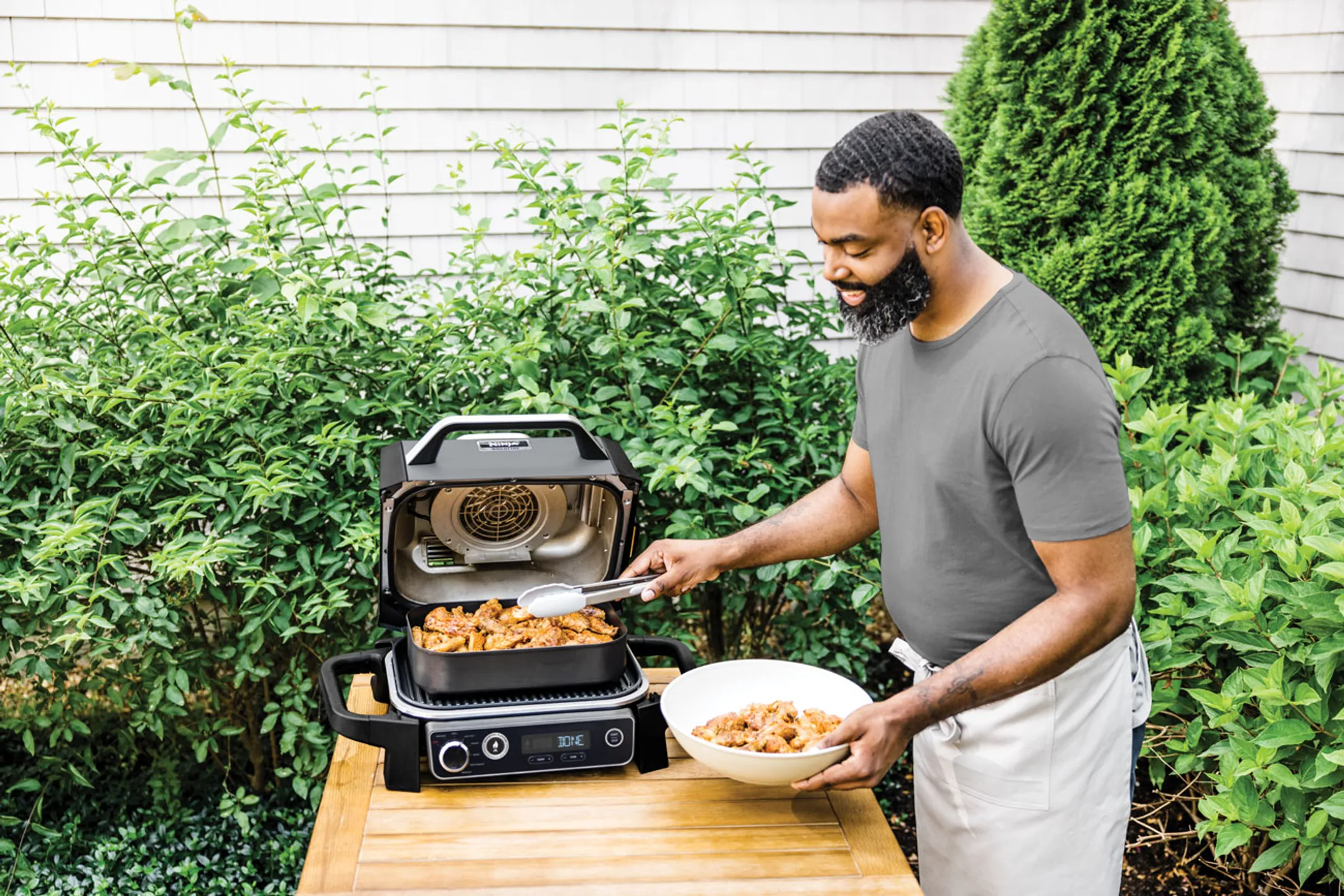 Ninja Elektrische barbecue Woodfire OG701EU