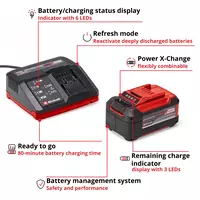 Kit de démarrage PXC 5,2 Ah et chargeur rapide 4 A