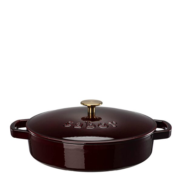Classic buffetgryte 3,5L støpejern Zinfandel Brass