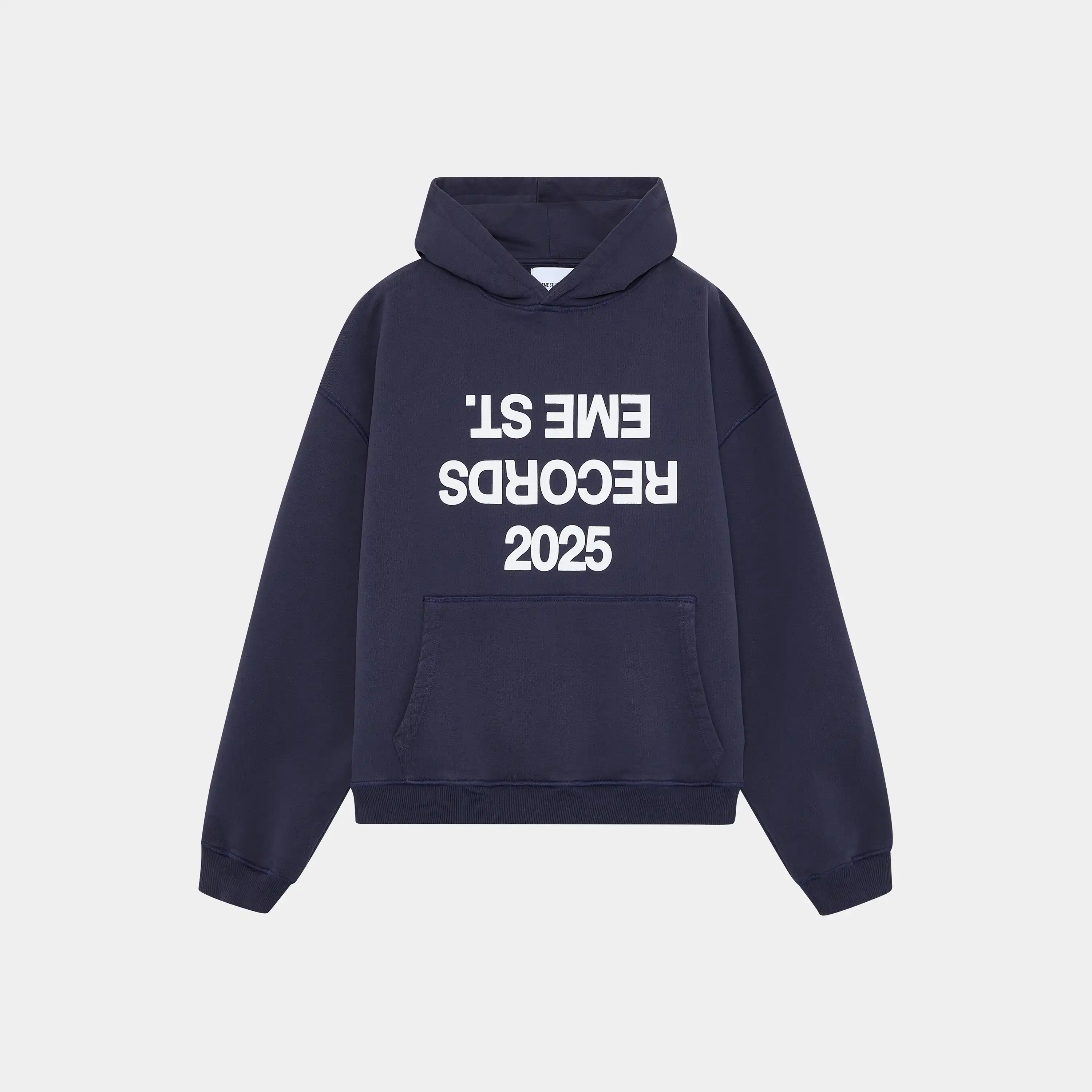 Inside Out Navy Oversized Hoodie