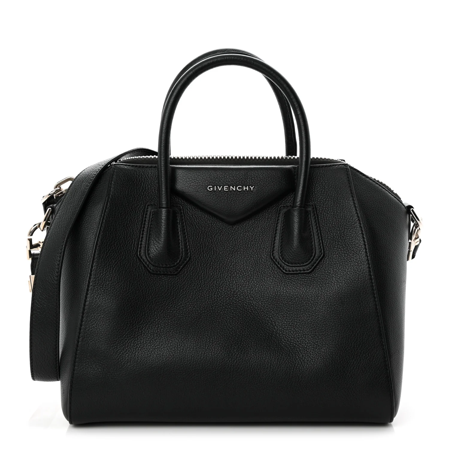 Sugar Goatskin Small Antigona Black