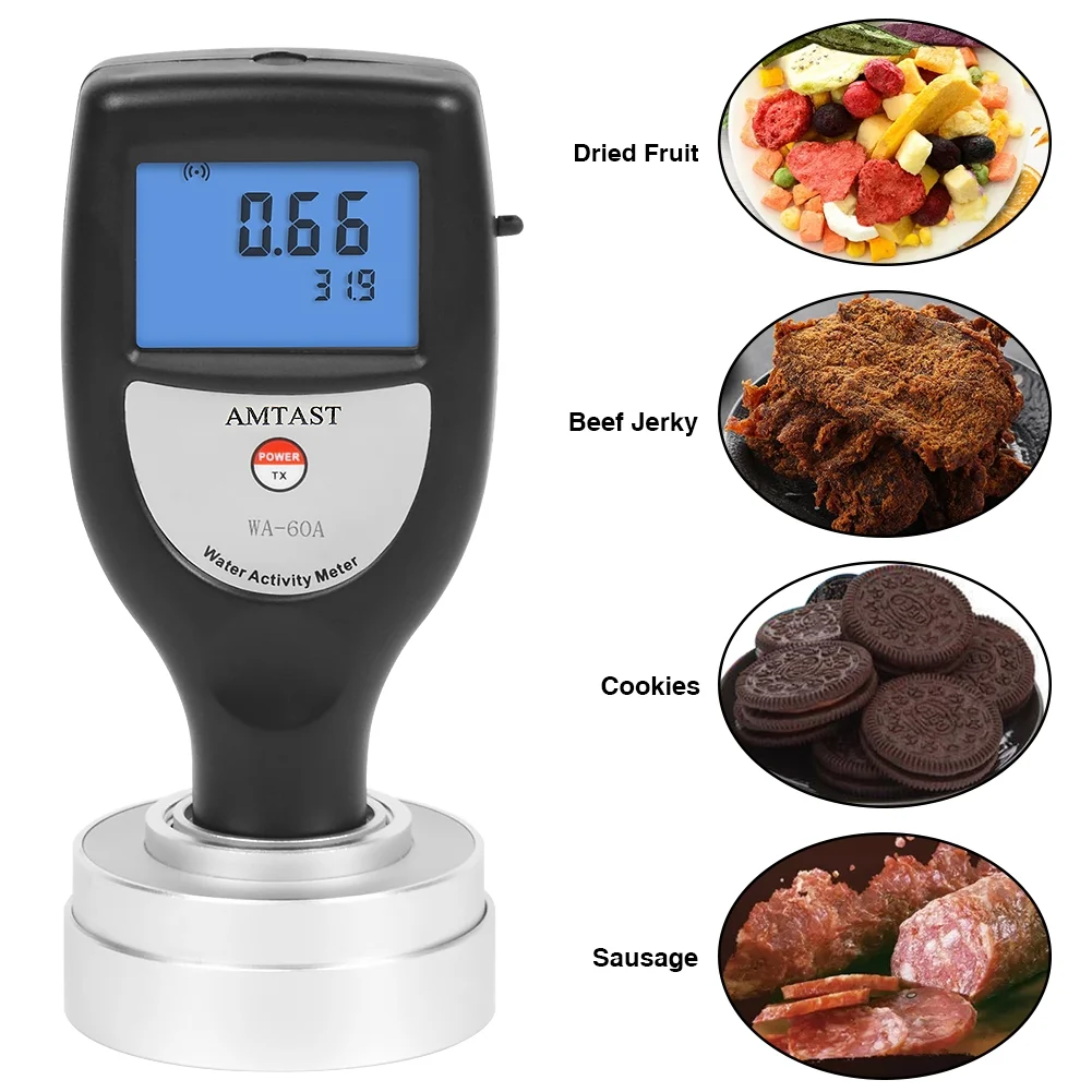Water Activity Meter Smart Food Water Activity Tester for Food Jerky Dried Fruit Grain Vegetable, AW Monitor Water Activity Testing with Bluetooth Function WA-60AB - Image 3