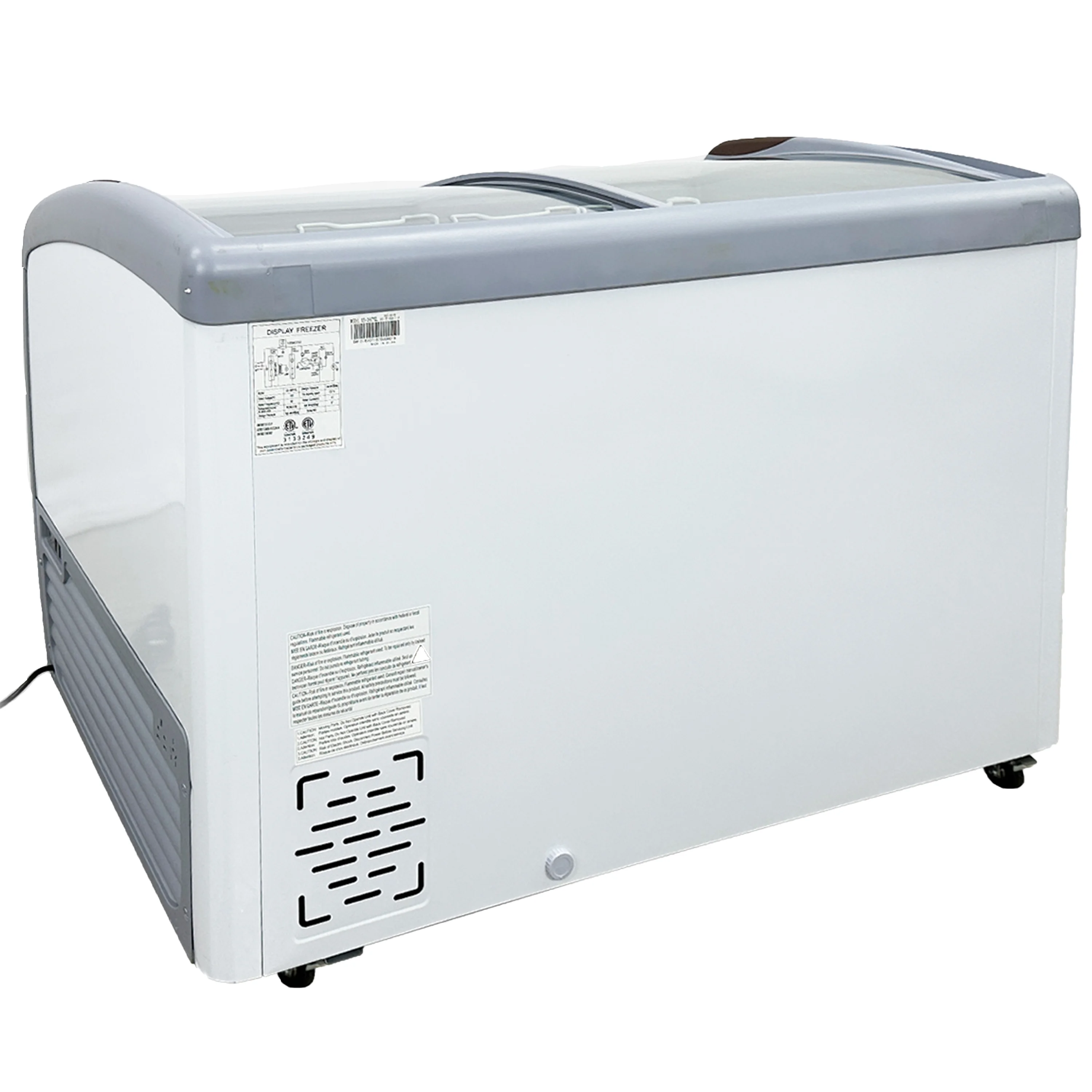 Elite Kitchen Supply 9.2 cu ft Commercial Ice Cream Freezer, White