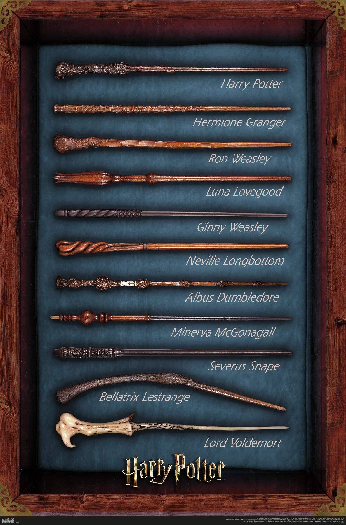 Trends International The Wizarding World: Harry Potter - Wands Wall Poster, 14.725