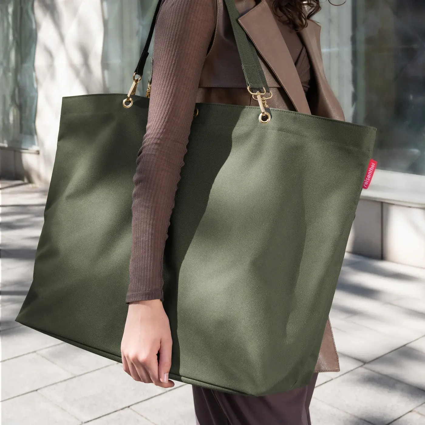 shopper XL urban forest gold