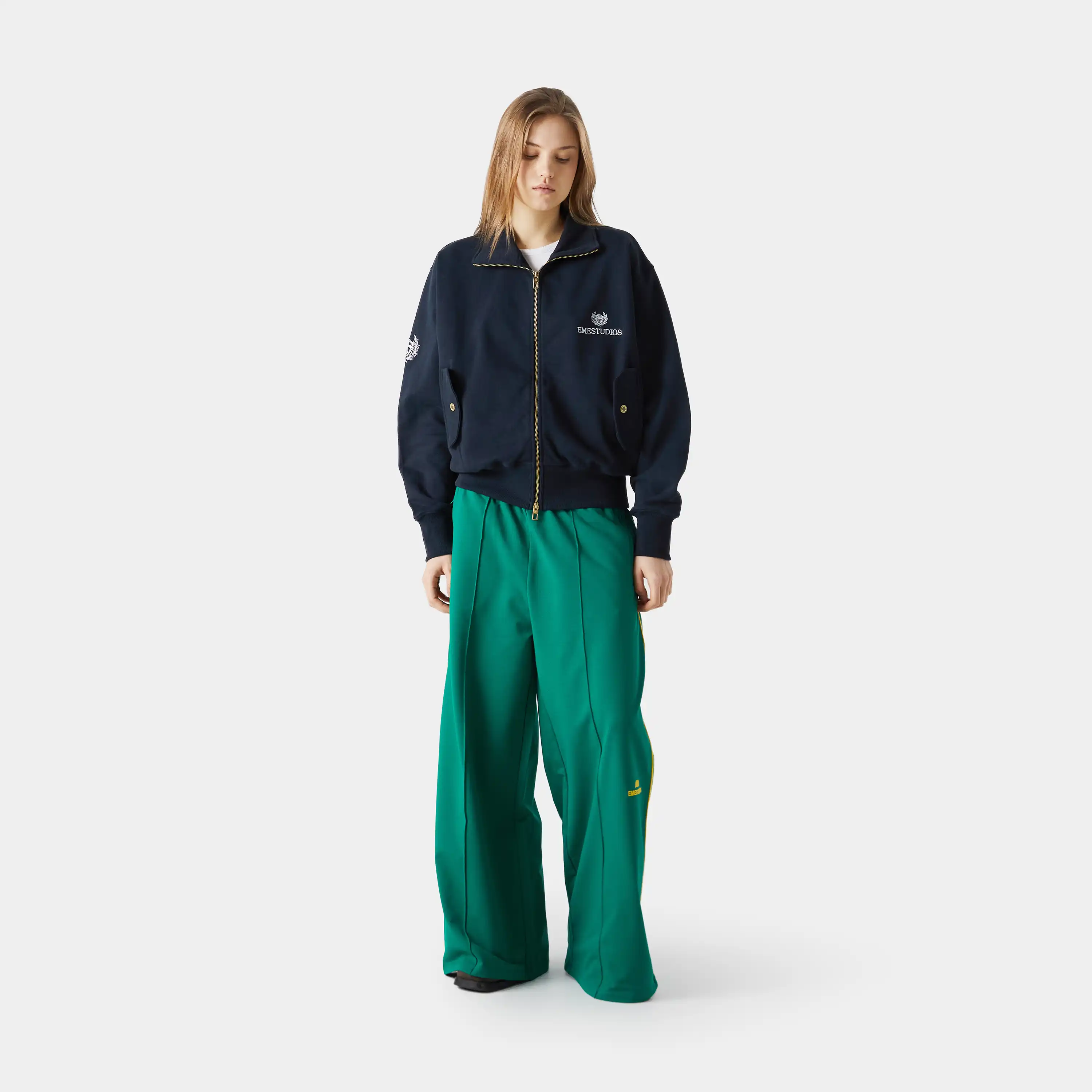 Serv Navy Full Zip