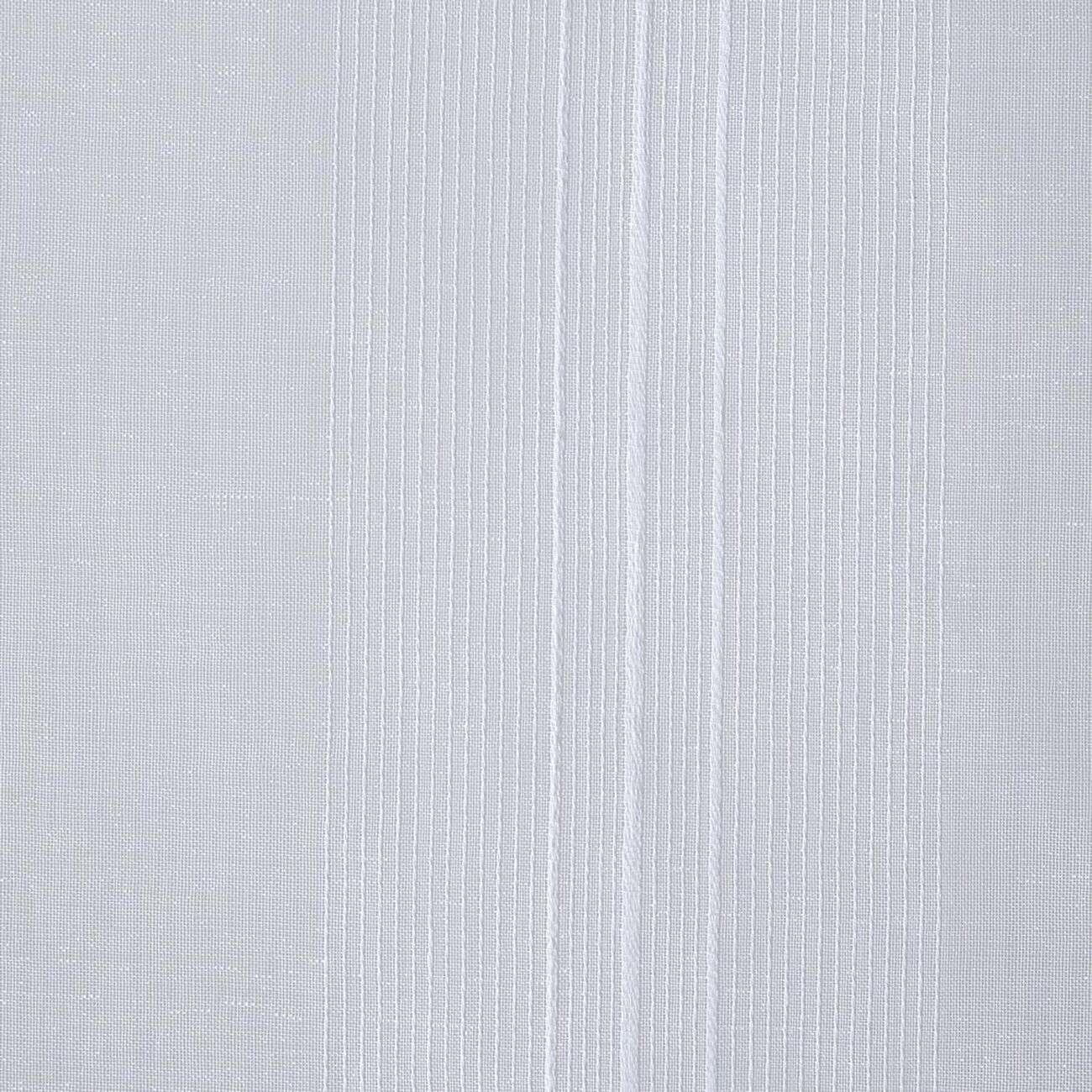 Vitrage droit passe tringle uni blanc 60x90 cm x2