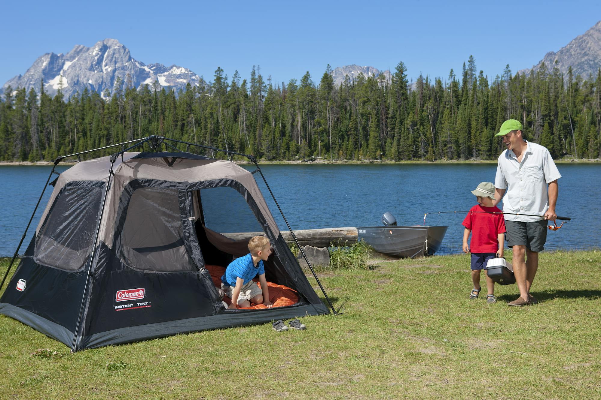 Coleman 4 - Person Cabin Camping Tent with Instant Setup