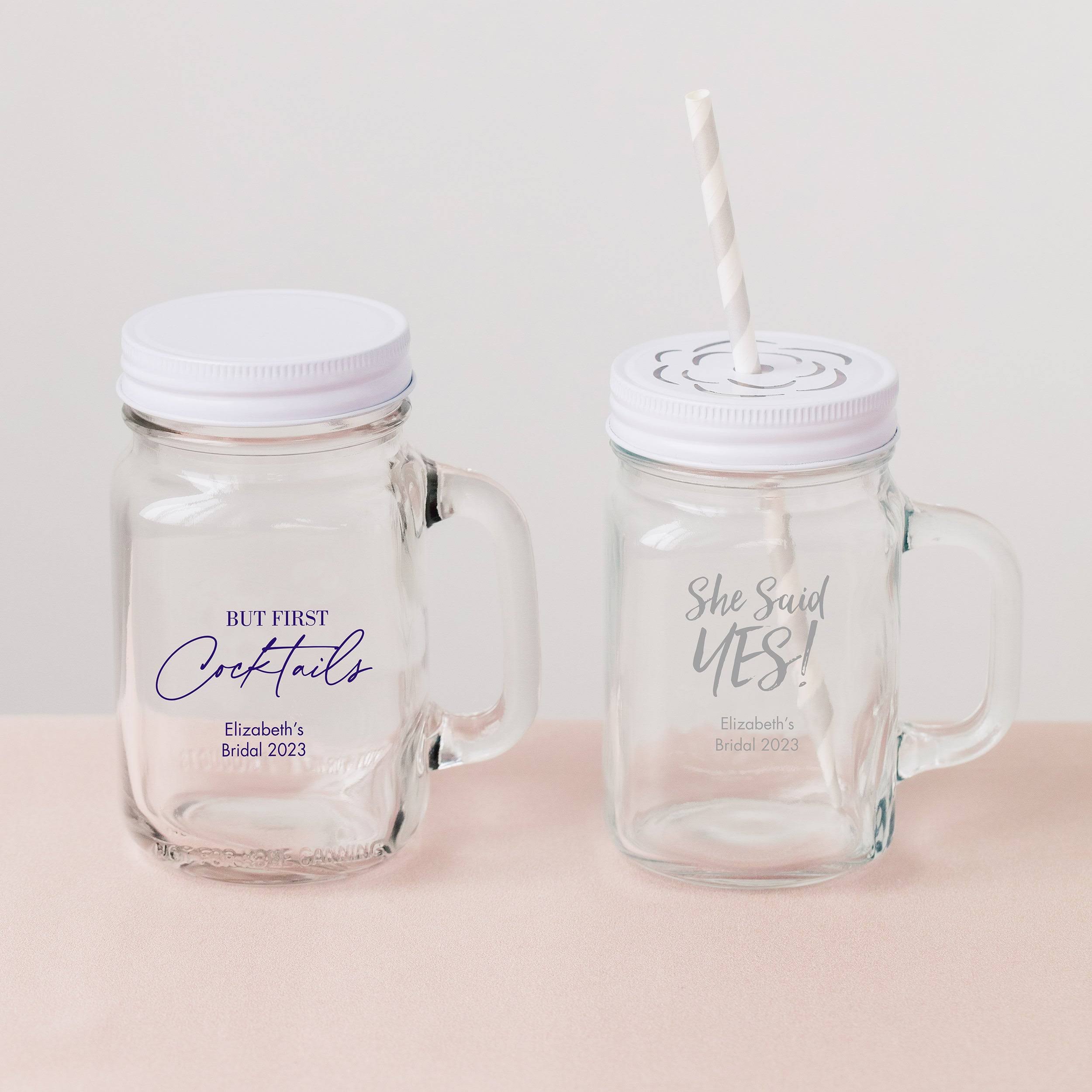 Mason Jar Drinking Glasses (Pack of 1)