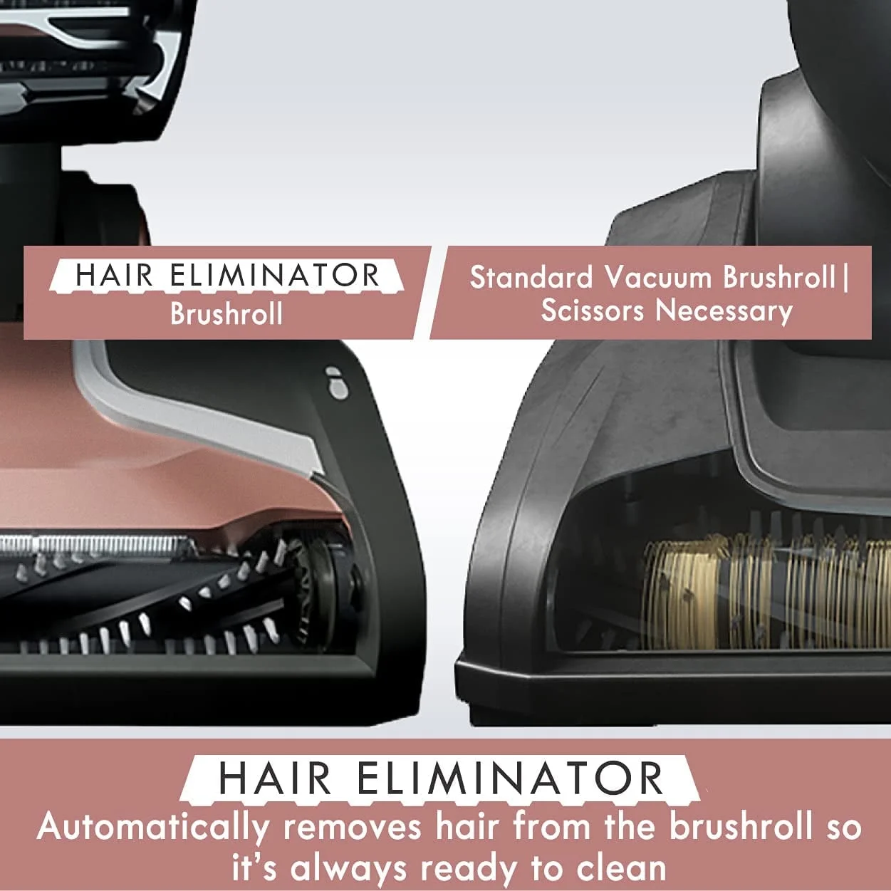 BU4050 Intuition Bagged Upright Vacuum Cleaner for Carpet, Hard Floor, Rose Gold - Image 3