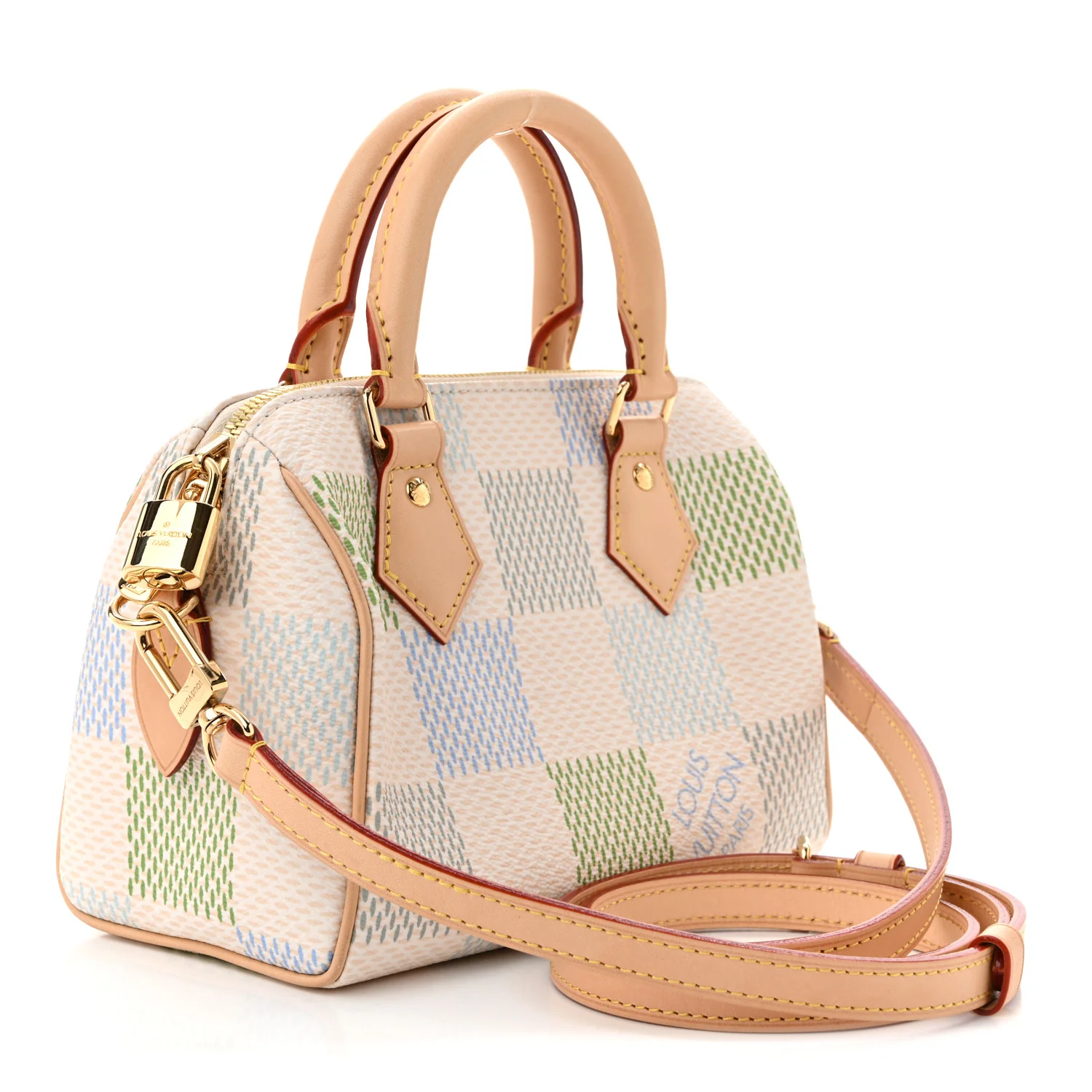 Damier Giant Speedy Bandouliere 20 Pistachio