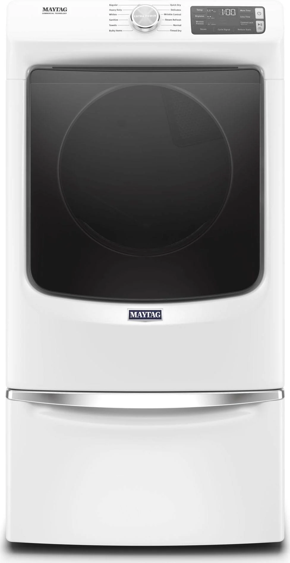 MED6630HW Front-Loading Electric Dryer - White