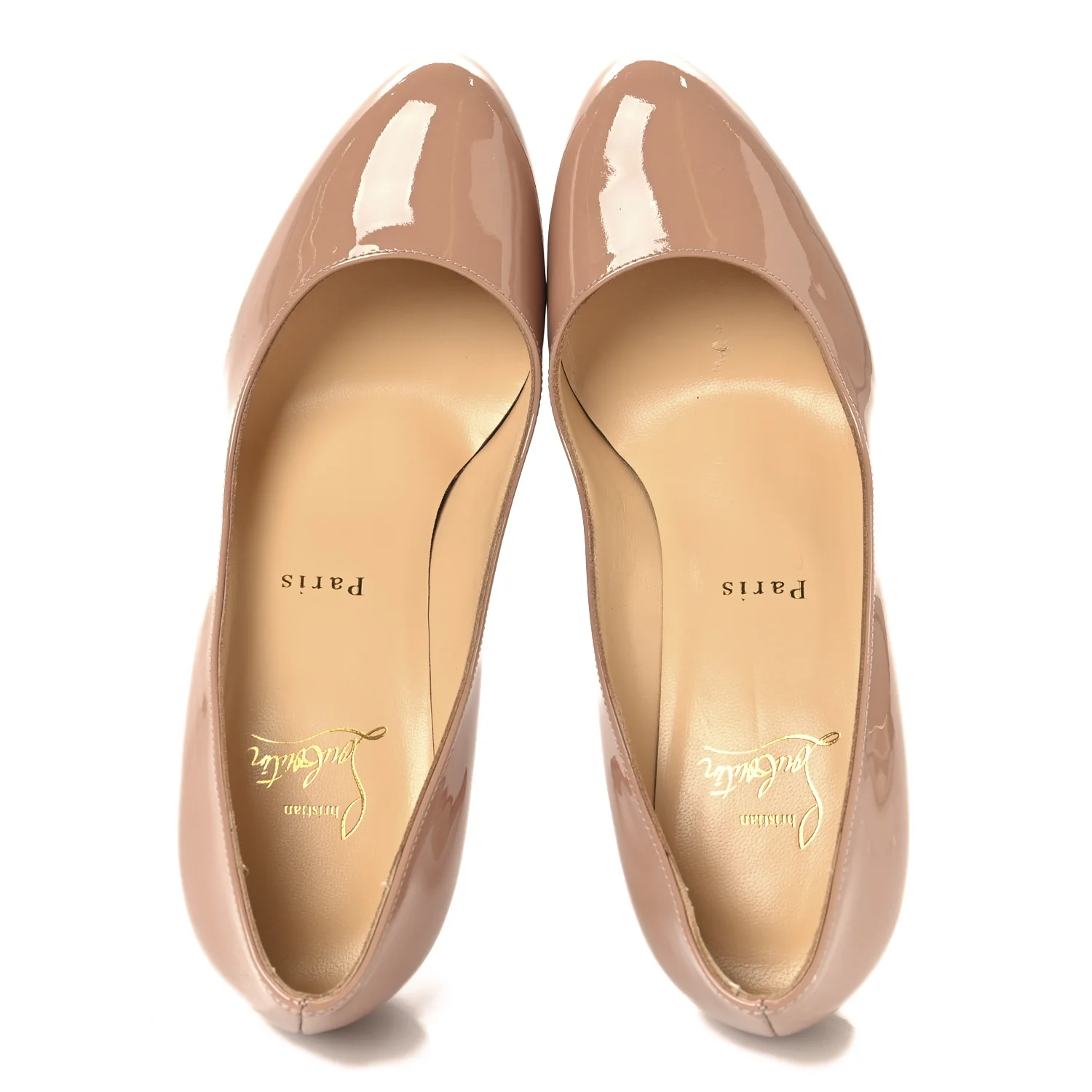 Patent Merci Allen 85 Pumps 36.5 Nude