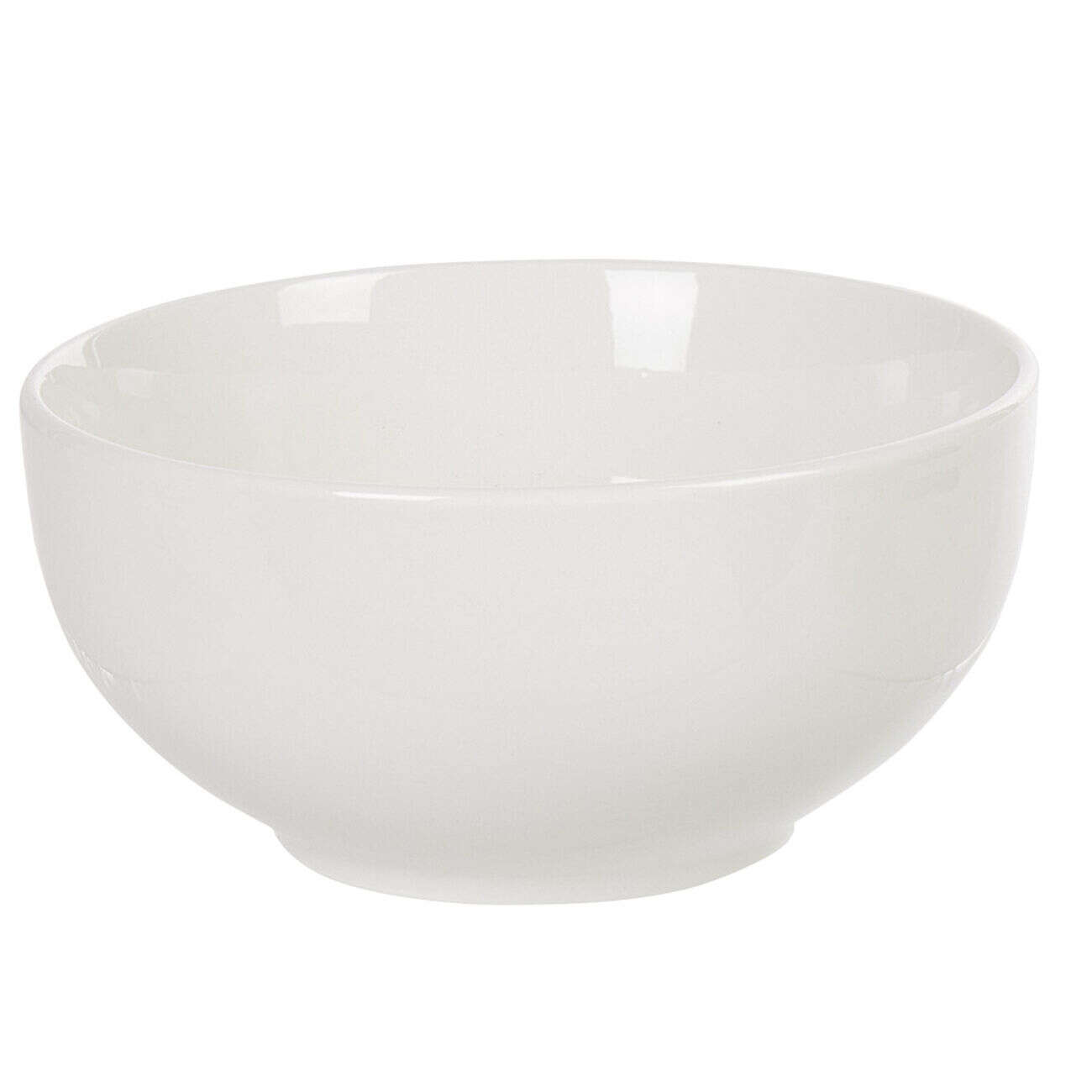 Bol en céramique uni blanc x4