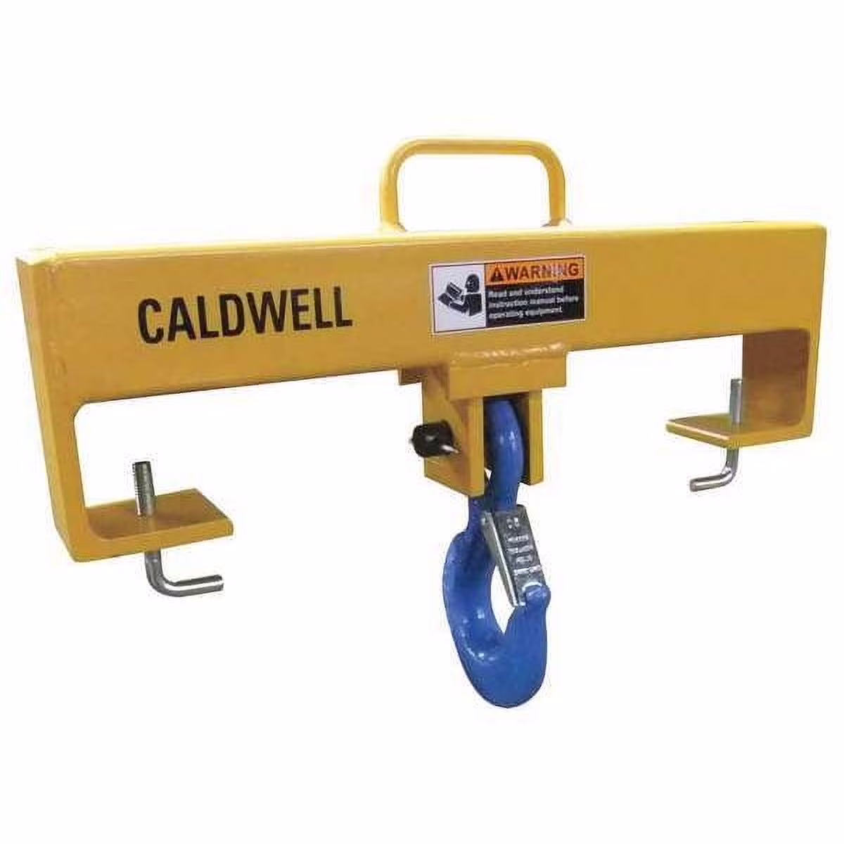Caldwell Forklift Lifting Beam,4,000 lb,Yellow 10F-2-20