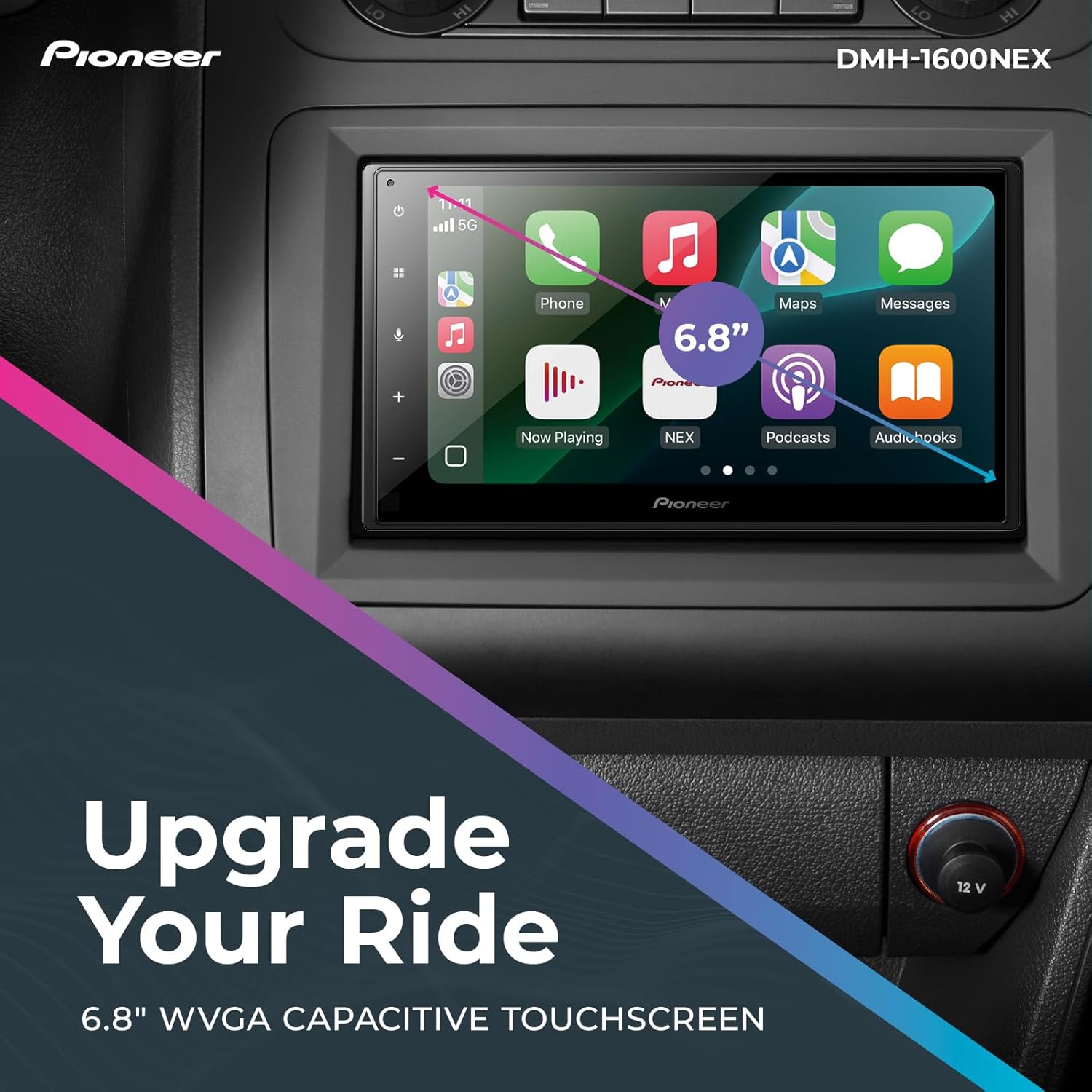 Pioneer DMH-1600NEX 6.8