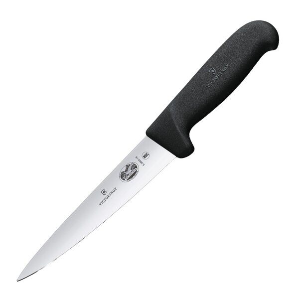 Fibrox kokkekniv 12 cm svart