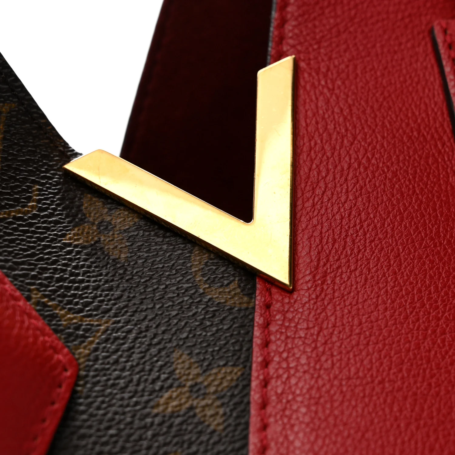 Calfskin Monogram Kimono Tote Cherry