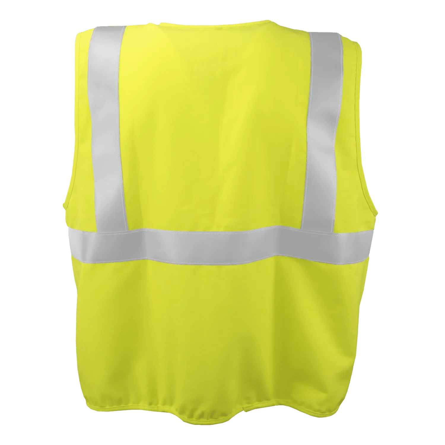 Ironwear 1255 Class 2 Flame-Resistant Safety Vest w/ Zipper & Radio Tabs